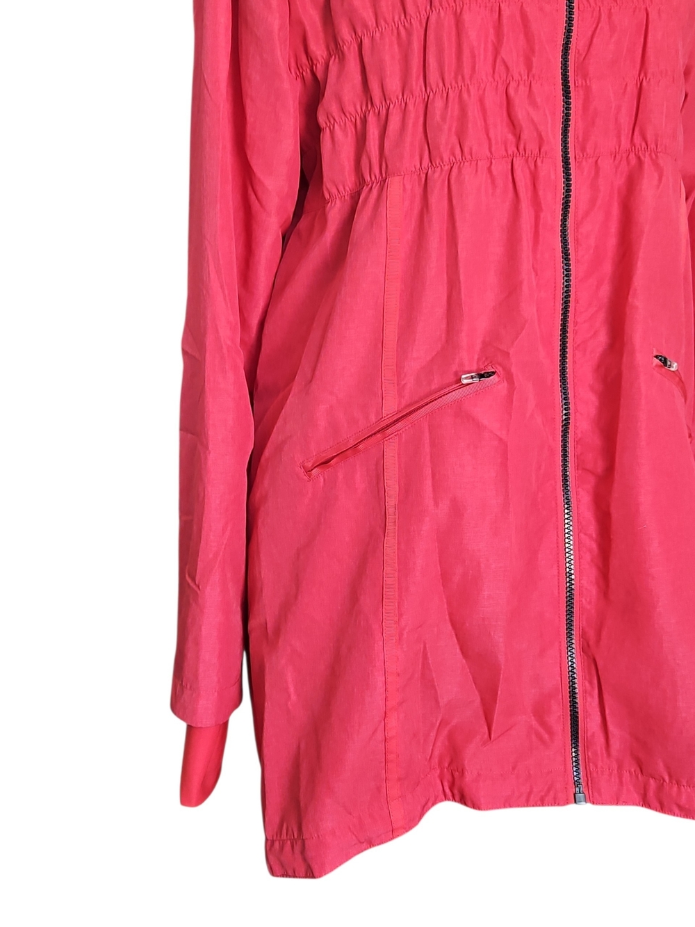 Mondetta Coral Pink Hooded Zip Jacket Size Large - Picture 3 of 12